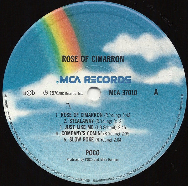 Poco (3) : Rose Of Cimarron (LP, Album, RE)