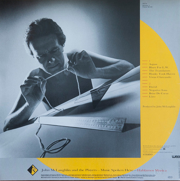 John McLaughlin : Music Spoken Here (LP, Album)