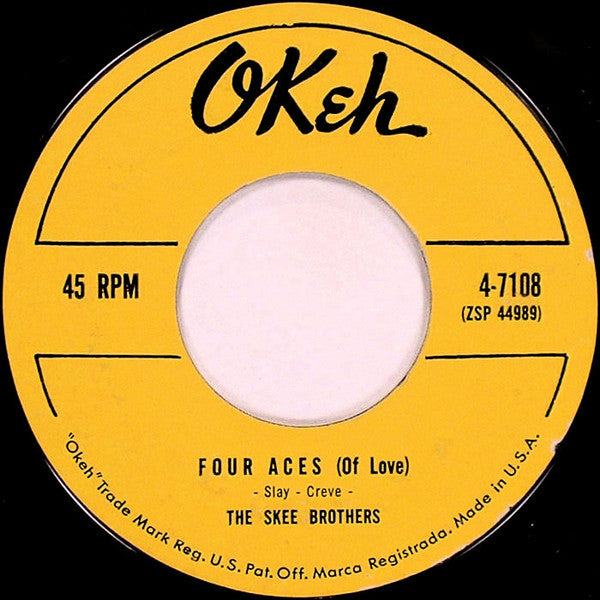 The Skee Brothers : Four Aces (Of Love) (7", Single, Styrene)