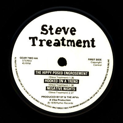 Steve Treatment : 5A-Sided 45 (7", EP)