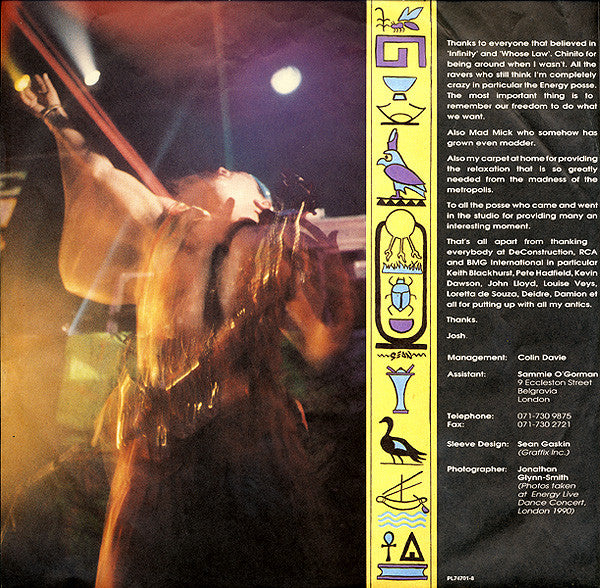 Guru Josh : Infinity (LP, Album)
