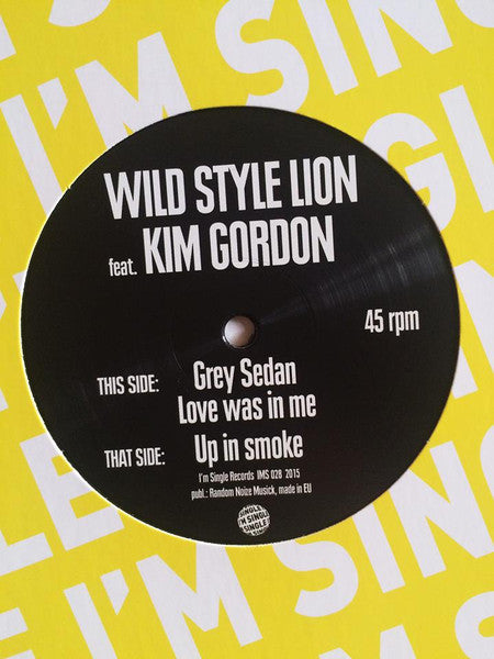 Wild Style Lion feat. Kim Gordon : Wild Style Lion Feat. Kim Gordon (12")