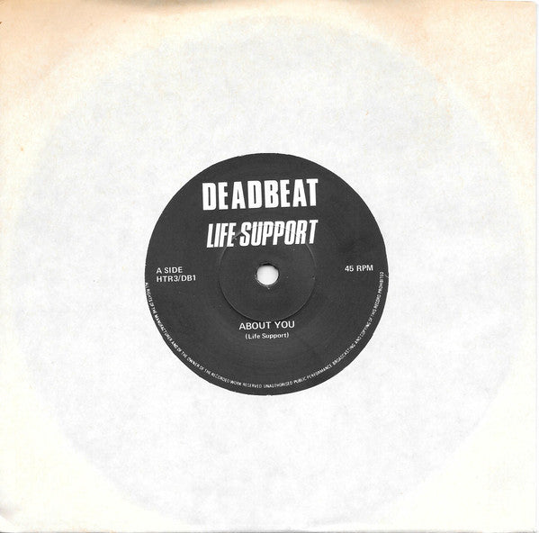 Life Support : About You (7", Single)