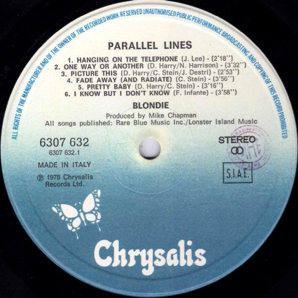 Blondie : Parallel Lines (LP, Album)