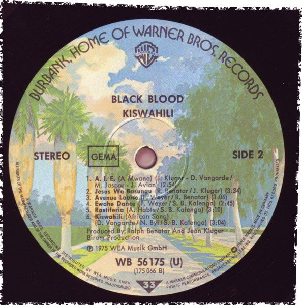 Black Blood (2) : Chicano (LP, Album)