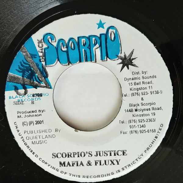 Capleton / Gentleman : A Just Di Fire (7")
