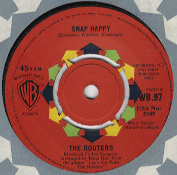 The Routers : Sting Ray / Snap Happy (7", Single)