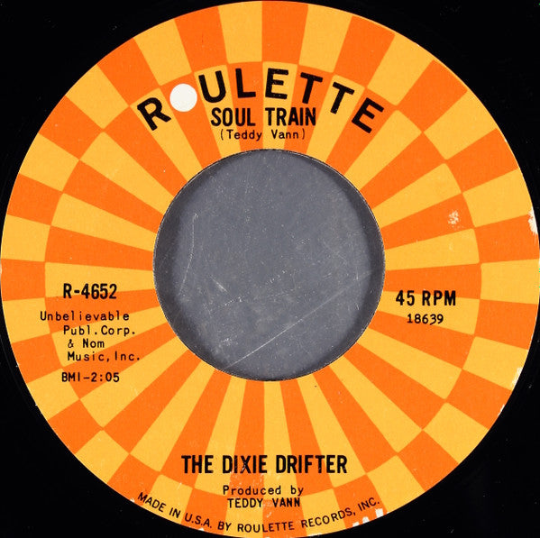 The Dixie Drifter : Blowin' In The Wind (7", Styrene)