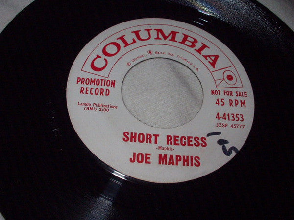 Joe Maphis : Short Recess (7", Single, Promo)