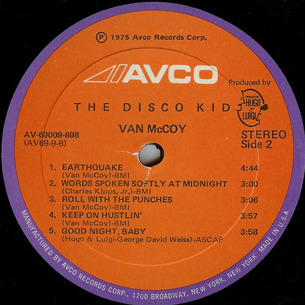 Van McCoy : The Disco Kid (LP, Album)