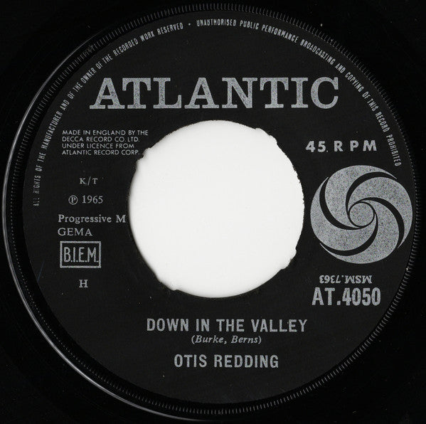 Otis Redding : My Girl / Down In The Valley (7", Single, Mono)