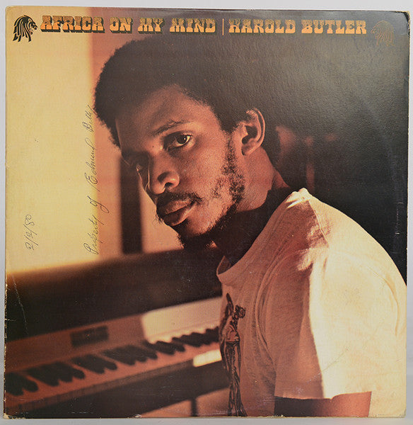 Harold Butler : Africa On My Mind (LP, Album, RE)