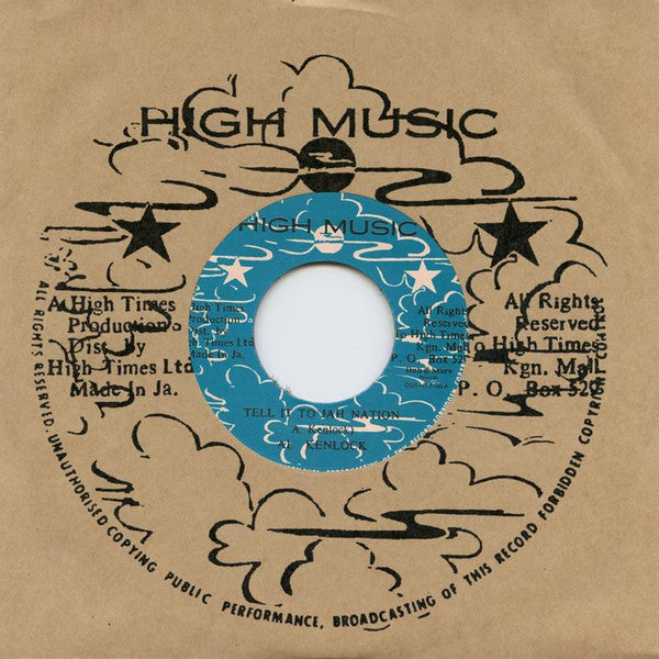 Al Kenlock / Short Man : Tell It To Jah Nation / Light Your Spliff (7", RE)