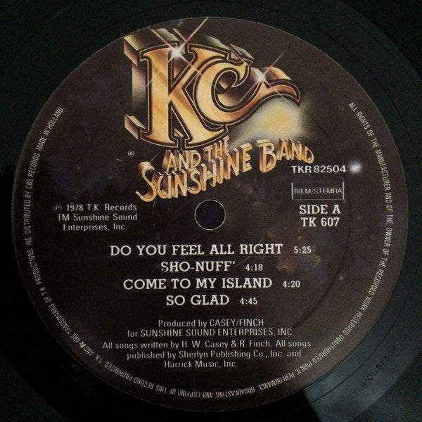 KC & The Sunshine Band : Who Do Ya (Love) (LP, Album)