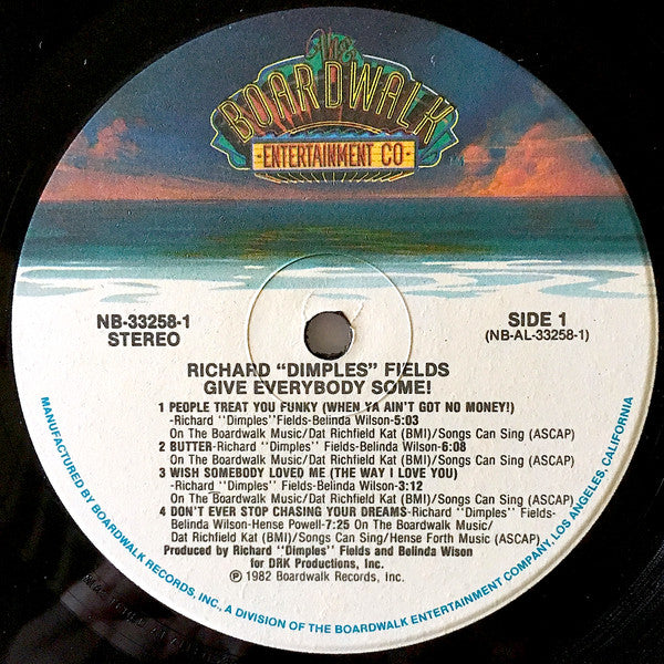 Richard 'Dimples' Fields : Give Everybody Some! (LP, Album, Ind)