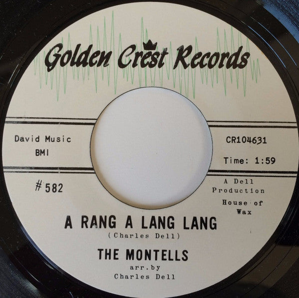 The Montells : A Rang A Lang Lang / Soldier Boy, I'm Sorry (7", Single, Styrene)