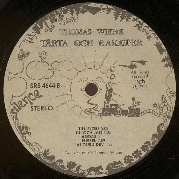 Thomas Wiehe : Tårta Och Raketer (LP, Album)