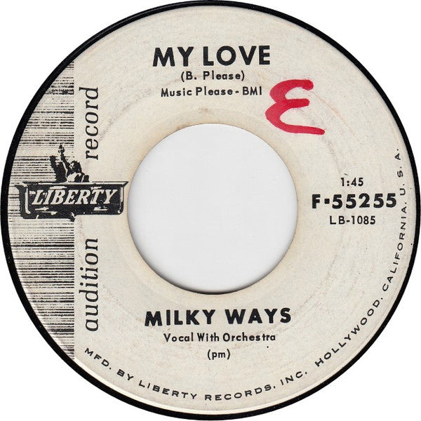 Milky Ways : Teenage Island / My Love (7", Single, Promo)