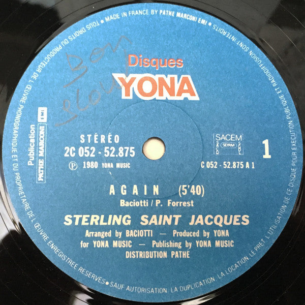 Sterling Saint Jacques : Again / I'm A Star (12", Maxi)