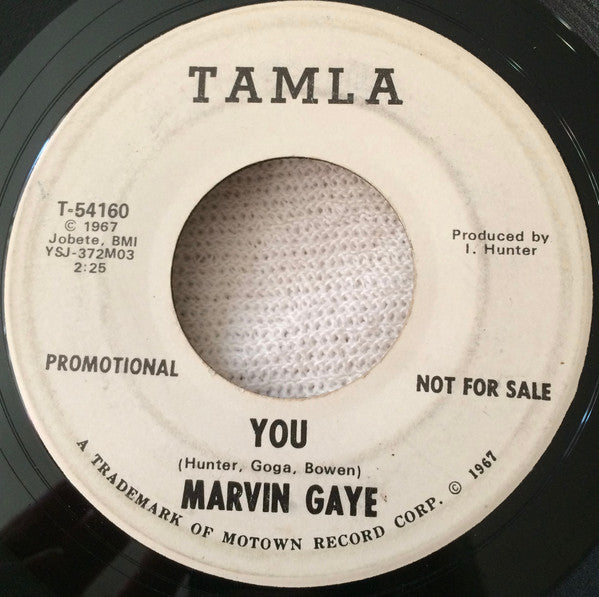 Marvin Gaye : You / You (7", Single, Promo)