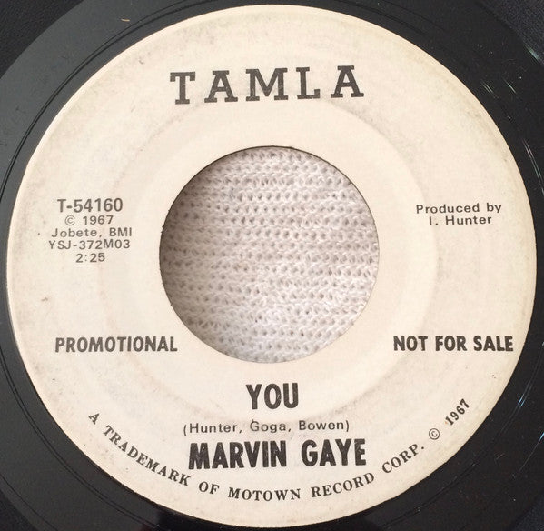 Marvin Gaye : You / You (7", Single, Promo)