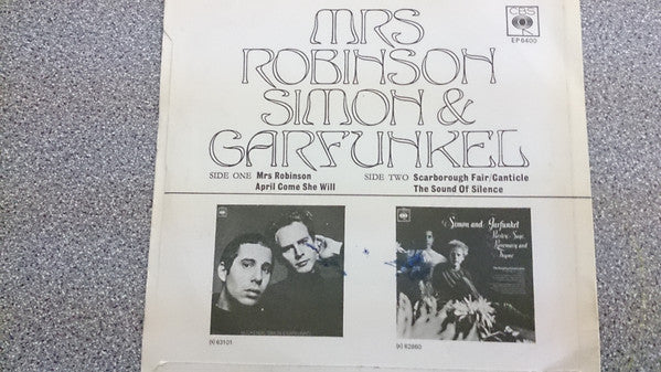 Simon & Garfunkel : Mrs Robinson (7", EP)