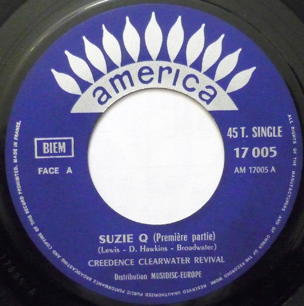 Creedence Clearwater Revival : Suzie Q (7", Single, Blu)