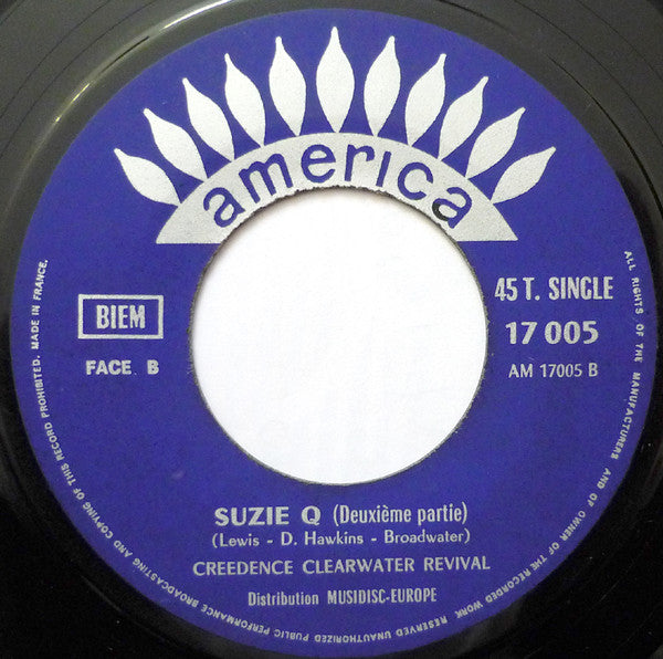 Creedence Clearwater Revival : Suzie Q (7", Single, Blu)