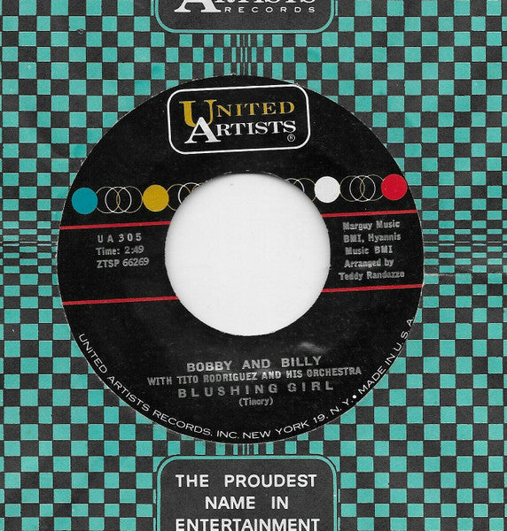 Bobby And Billy With Tito Rodriguez & His Orchestra : Pachanga Baby (7")