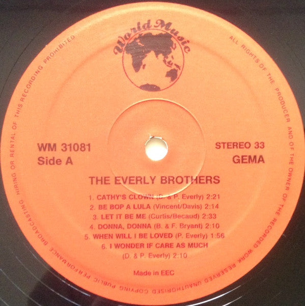 Everly Brothers : Memories Are Made Of This (LP, Comp)