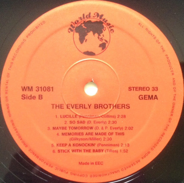 Everly Brothers : Memories Are Made Of This (LP, Comp)