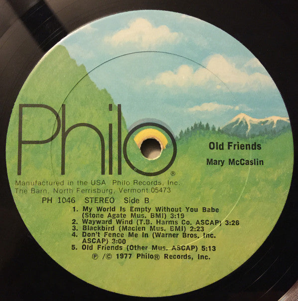Mary McCaslin : Old Friends (LP, Album, Gat)