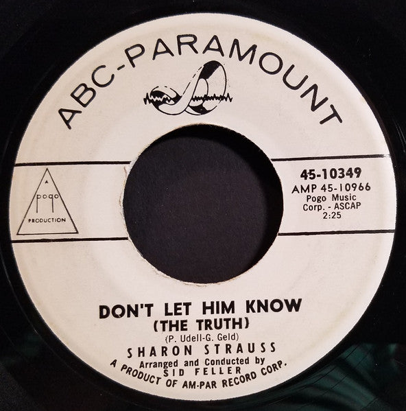 Sharon Strauss : Don't Keep Our Friends Away From Me (7", Single)