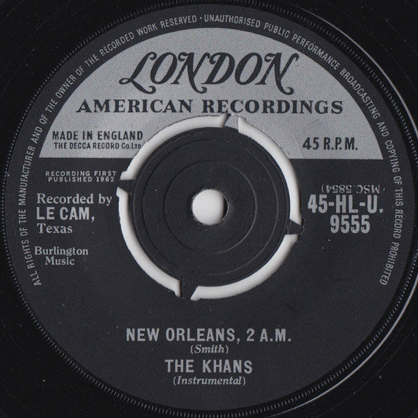 The Khans : New Orleans, 2 A.M. / Blue Mist (7", Single)