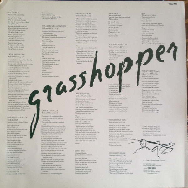 J.J. Cale : Grasshopper (LP, Album)