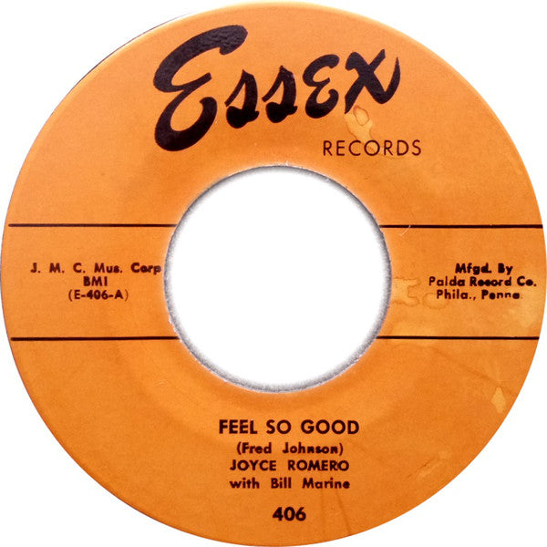 Joyce Romero With Bill Marine : Feel So Good (7")