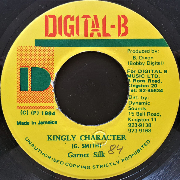 Garnett Silk : Kingly Character (7")