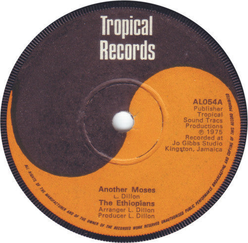 The Ethiopians : Another Moses (7", Sol)