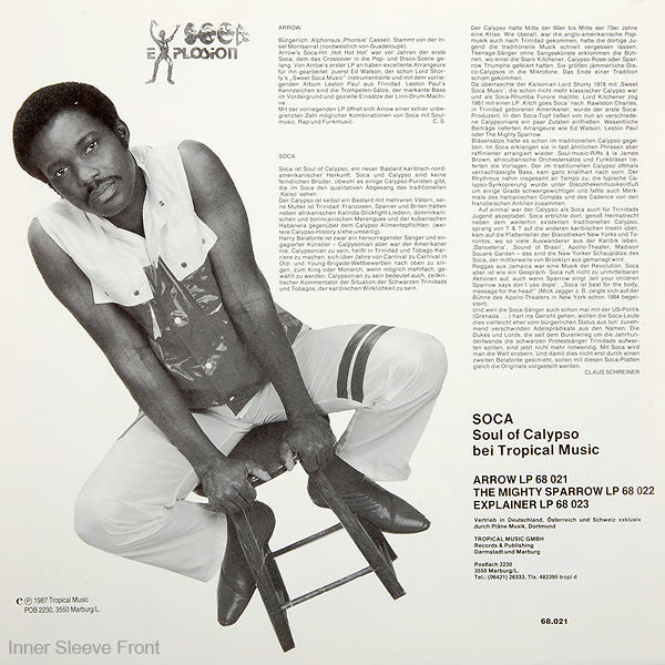 Arrow (2) : Soca Explosion (LP, Album)