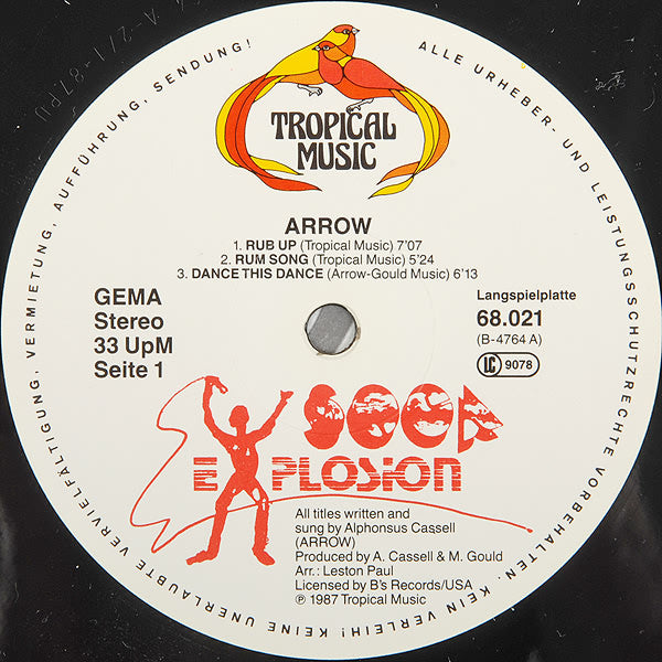 Arrow (2) : Soca Explosion (LP, Album)