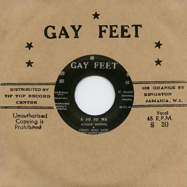 Ronald Downer & Count Ossie & His Band : A Ju Ju Wa (7")