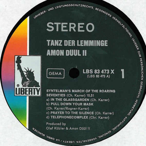 Amon Düül II : Tanz Der Lemminge (2xLP, Album)