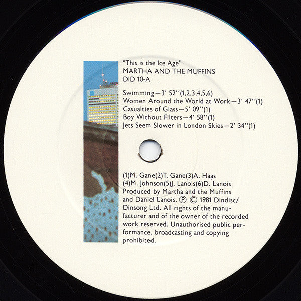 Martha And The Muffins : This Is The Ice Age (LP, Album)