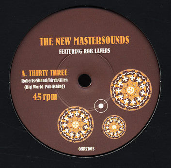 The New Mastersounds : Thirty Three / Talk Is Cheap (7")