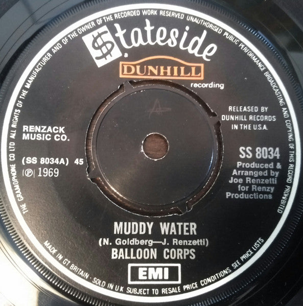 Balloon Corps : Muddy Water (7", Single)