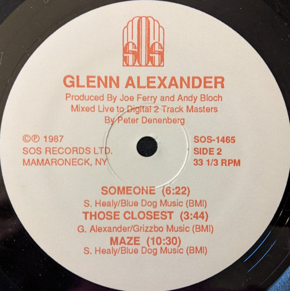Glenn Alexander : Glenn Alexander (LP)