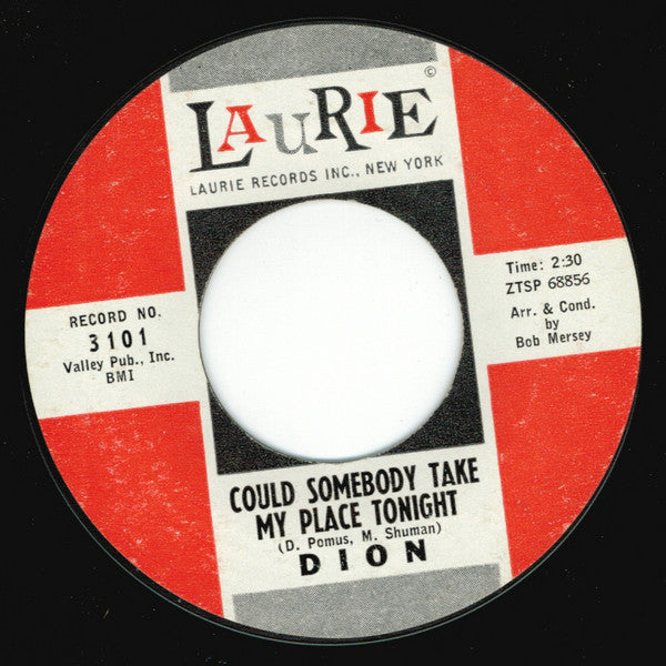 Dion (3) : Could Somebody Take My Place Tonight / Somebody Nobody Wants (7", Single)