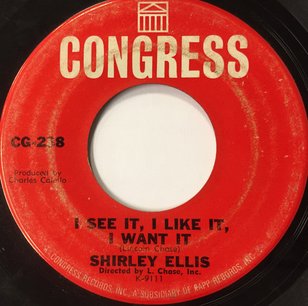 Shirley Ellis : The Puzzle Song / I See It, I Like It, I Want It (7")