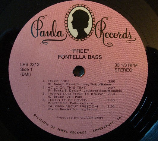 Fontella Bass : Free (LP, Album, RE, Rai)