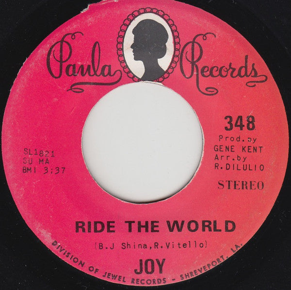 Joy (35) : Ride The World / For What It's Worth (7", Red)